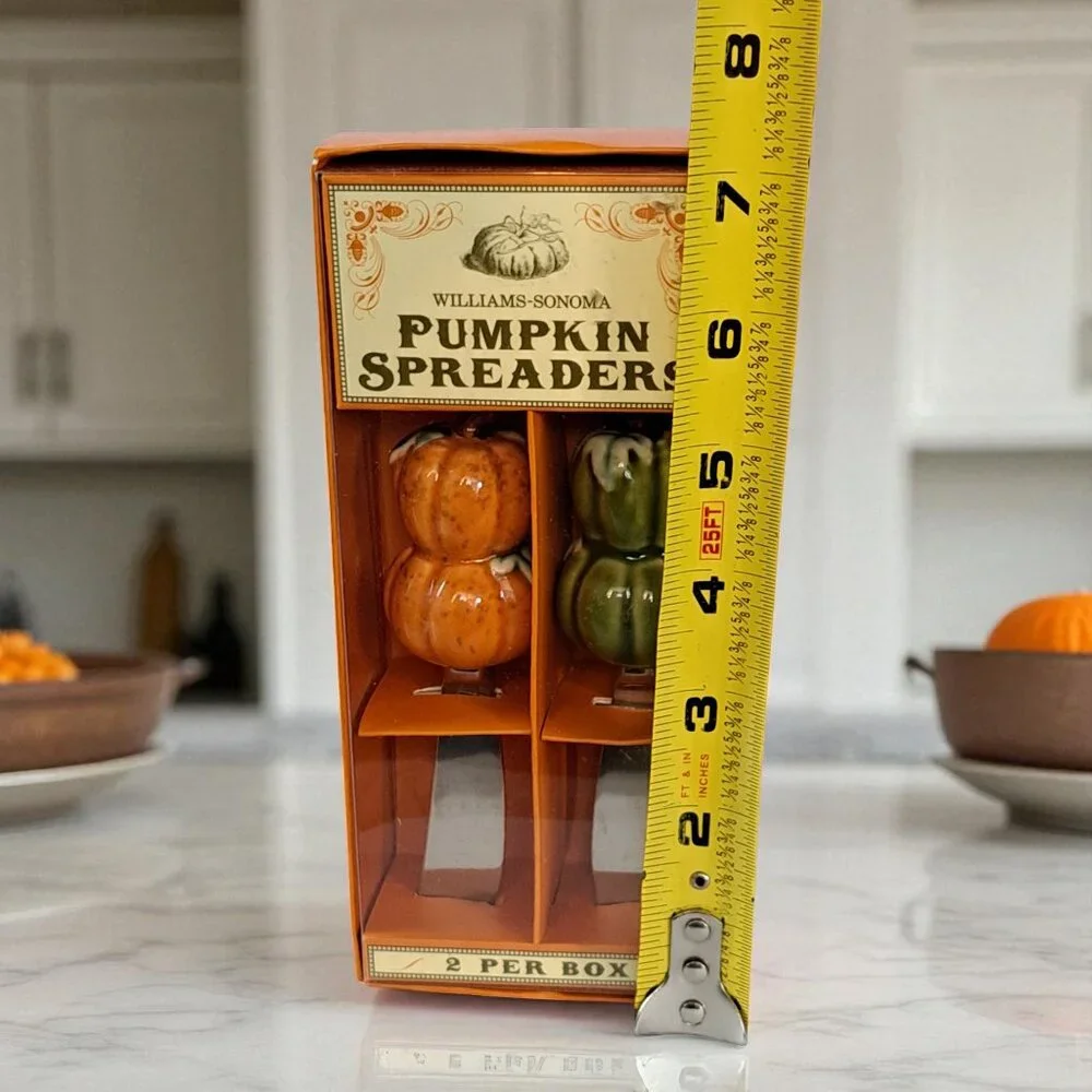Williams Sonoma Pumpkin spreaders, set of 2